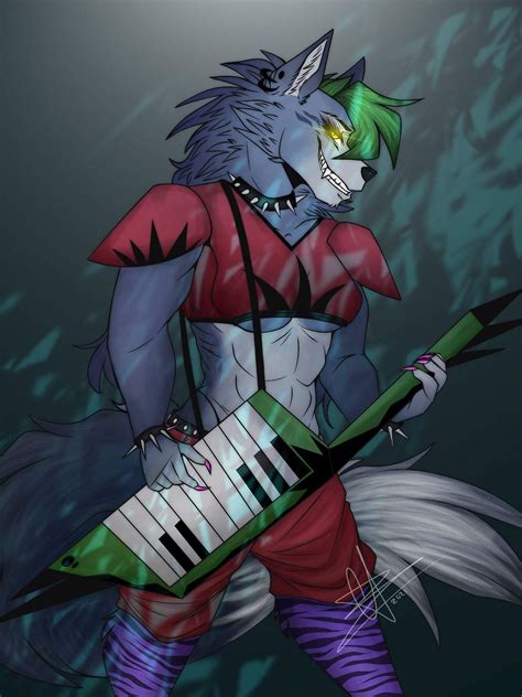 Roxanne Wolf Hot Furry Punk Wolf